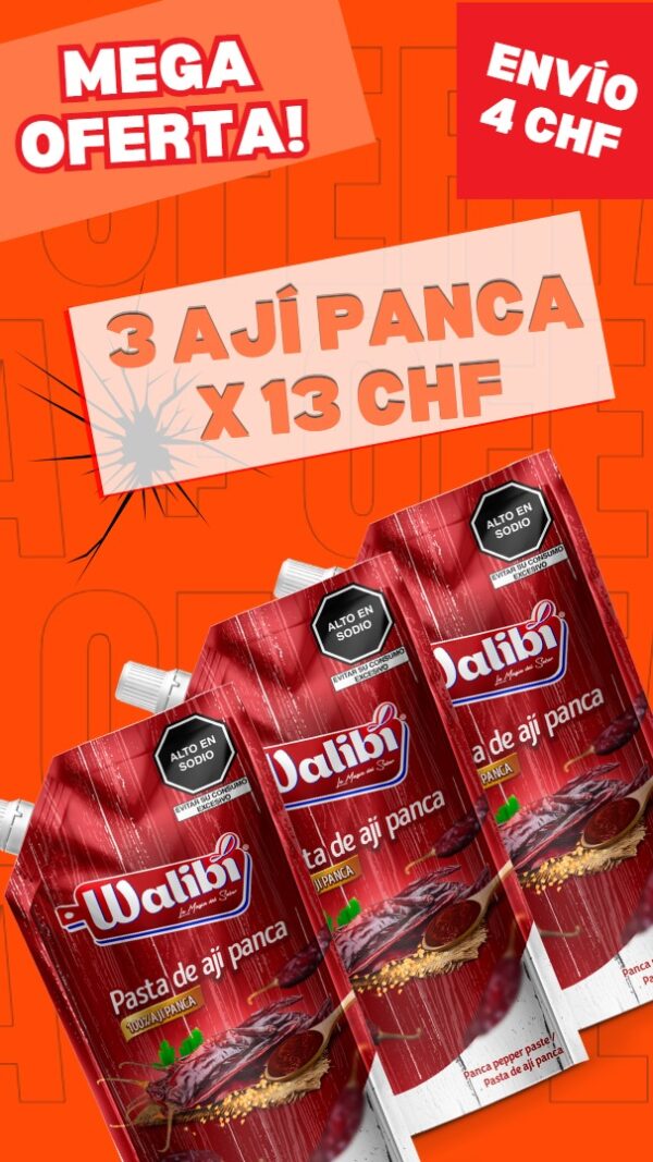 Mega Oferta x3 Ají Panca